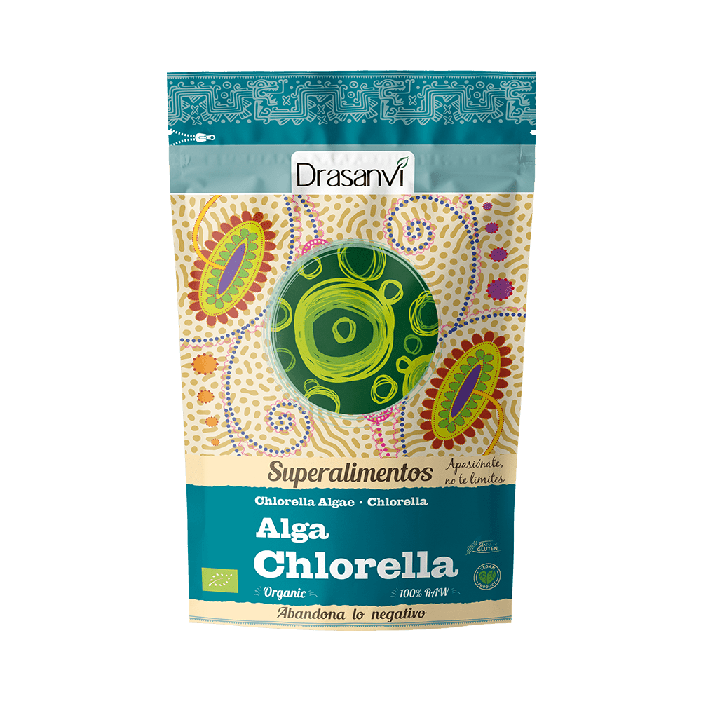 Alga Chlorella Bio 90 g Doypack Superalimentos