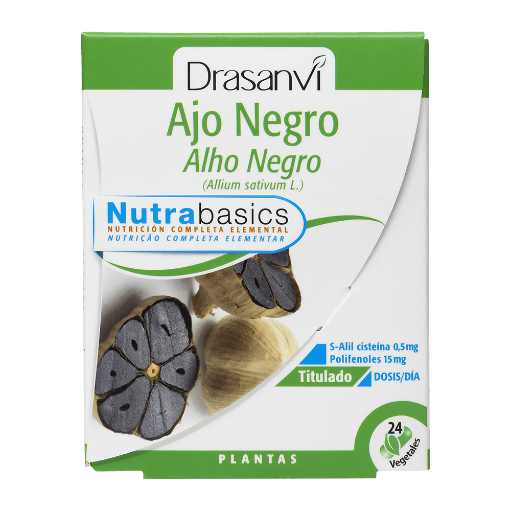 Ajo Negro 24 Cápsulas Nutrabasics Drasanvi