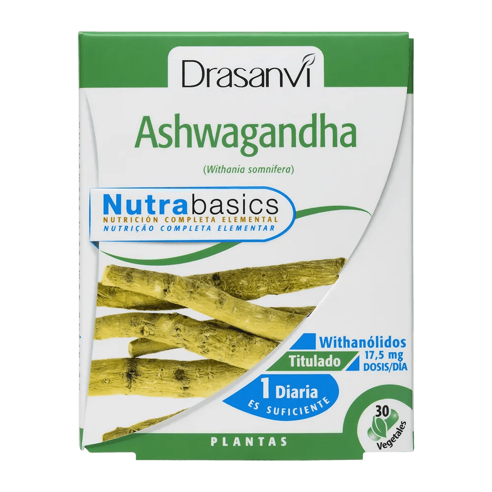 Ashwagandha 30 Cápsulas Nutrabasics Drasanvi