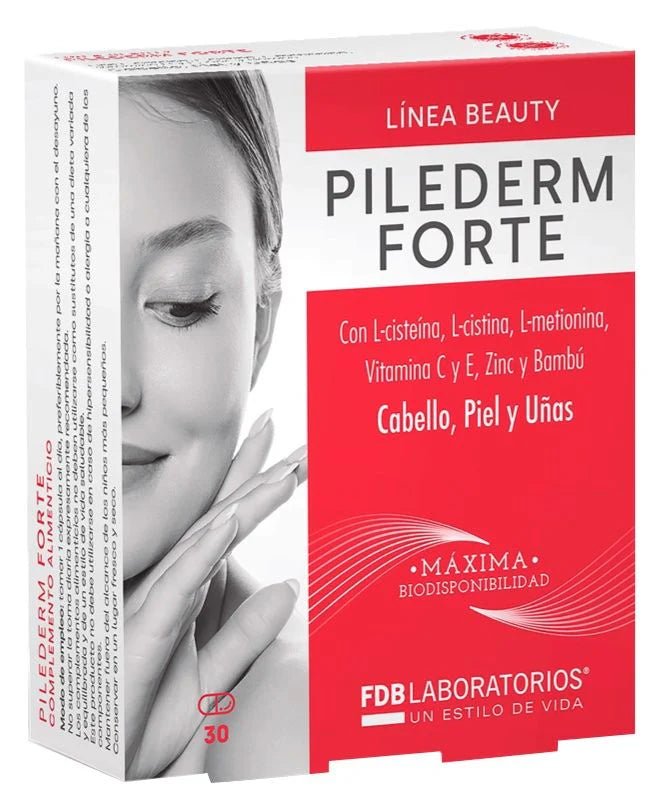 Pilederm Forte 30 cápsulas