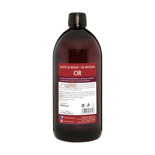Aceite masaje cir masasana 1000 ml de aceite