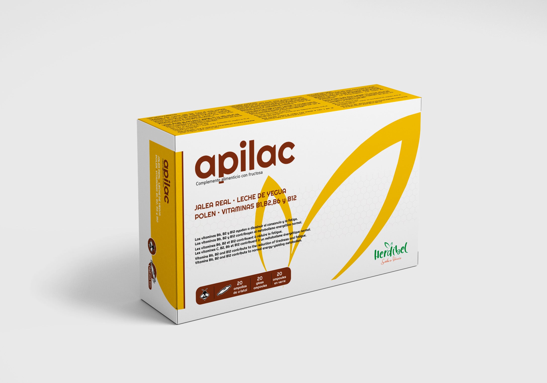 Apilac 20 ampollas