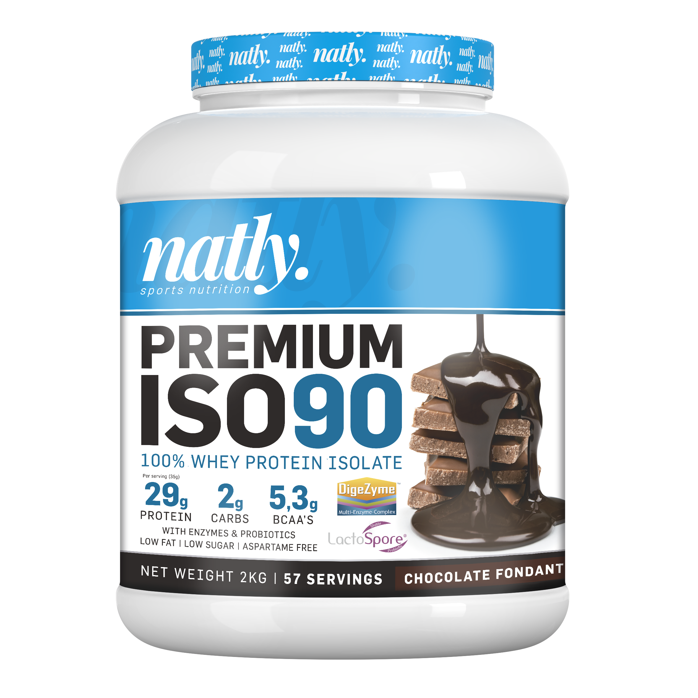 Premium ISO 90 2kg Sabor Chocolate