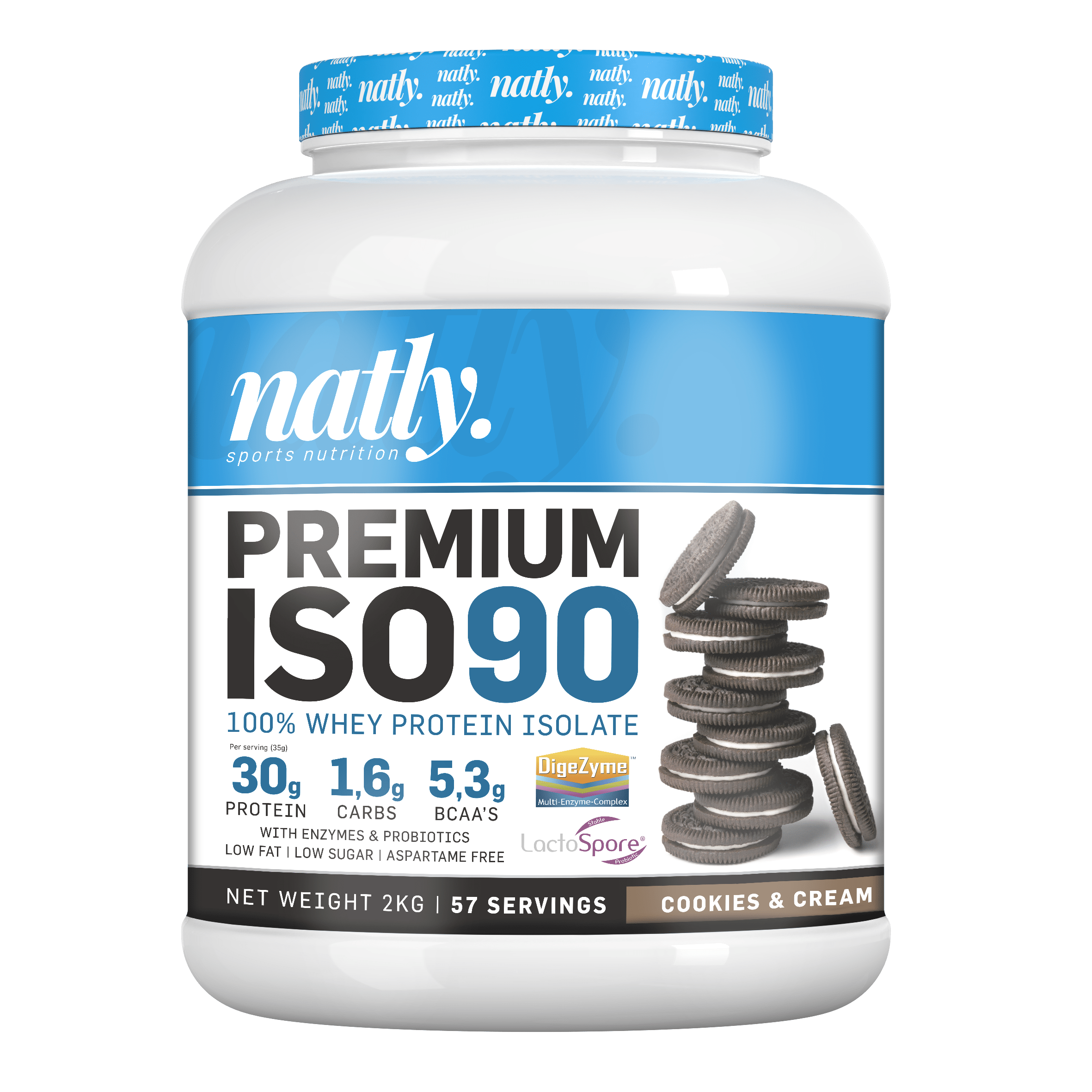 Premium ISO 90 2kg Sabor Cookies