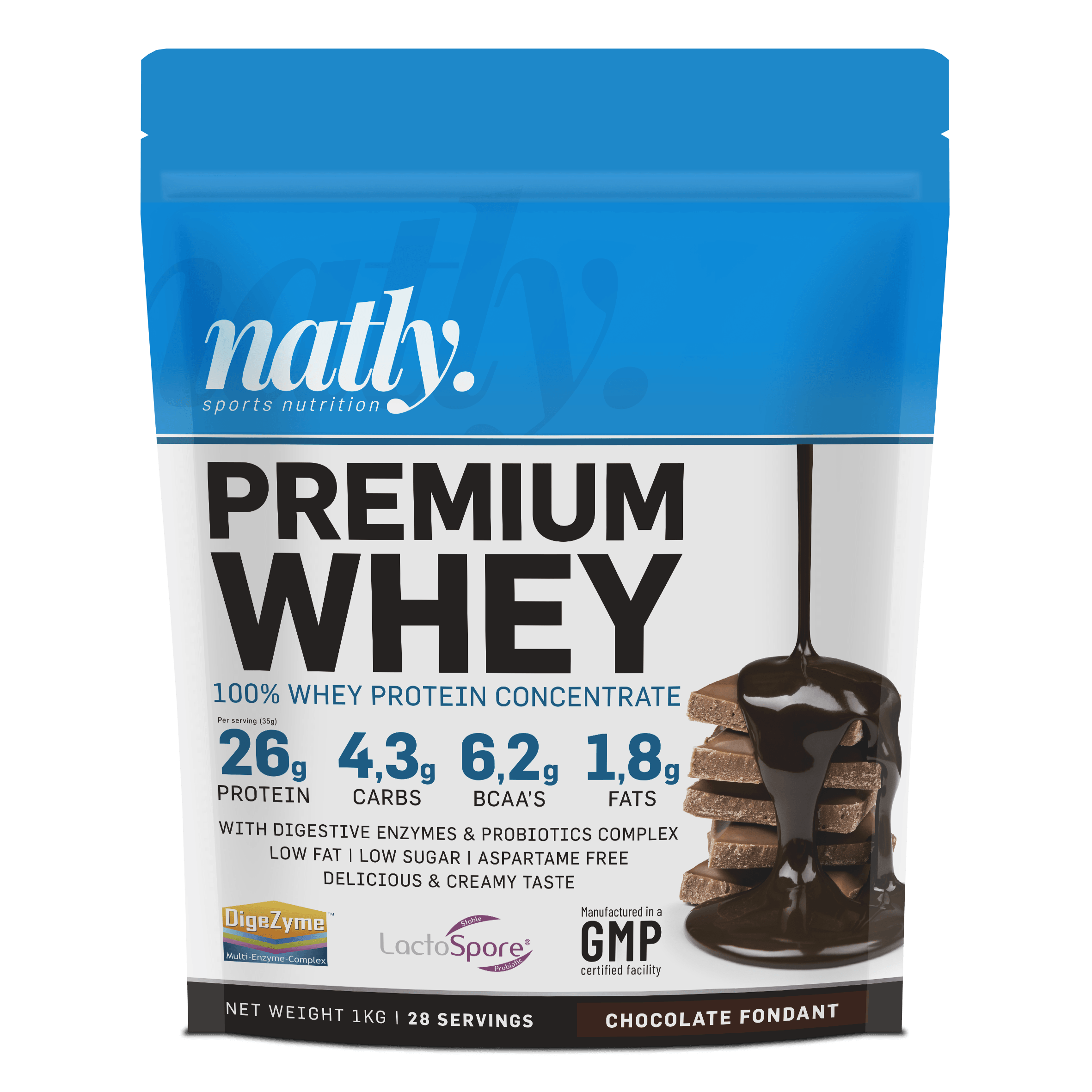 Premium whey vanilla caramel cream  Sabor chocolate 1kg