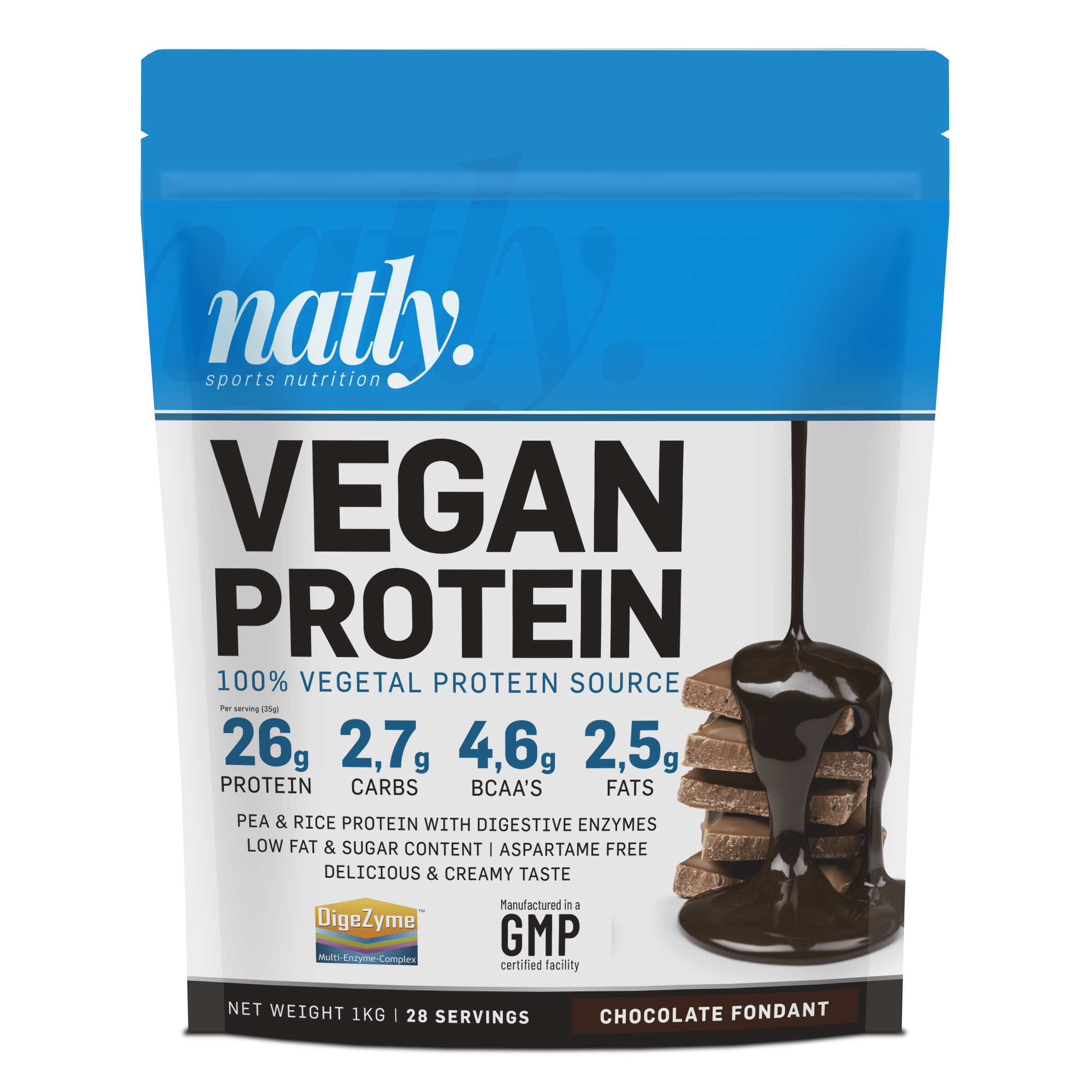 Vegan protein chocolate fondant 1kg