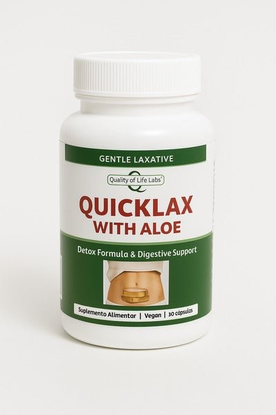 QUICKLAX WITH ALOE 30 cápsulas vegetales