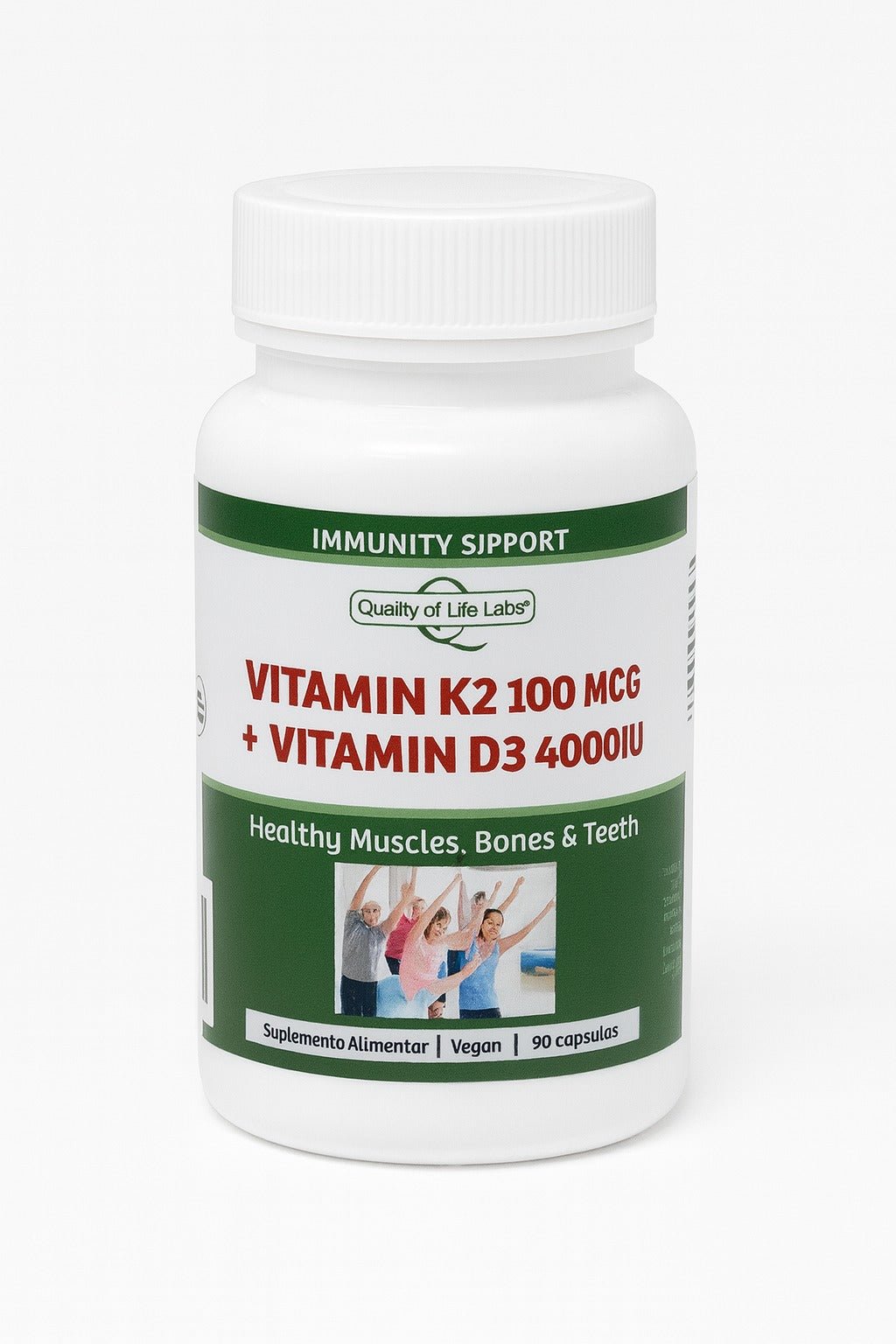 VITAMIN K2 100 mcg + Vitamin D3 4000 IU 90 comp