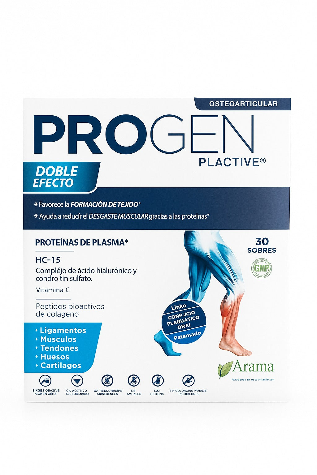 Progen Plactive (30 Sobres)