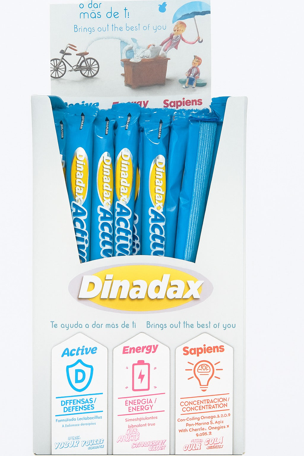 Masterdiet Caja Dinadax Active, 60 Barritas