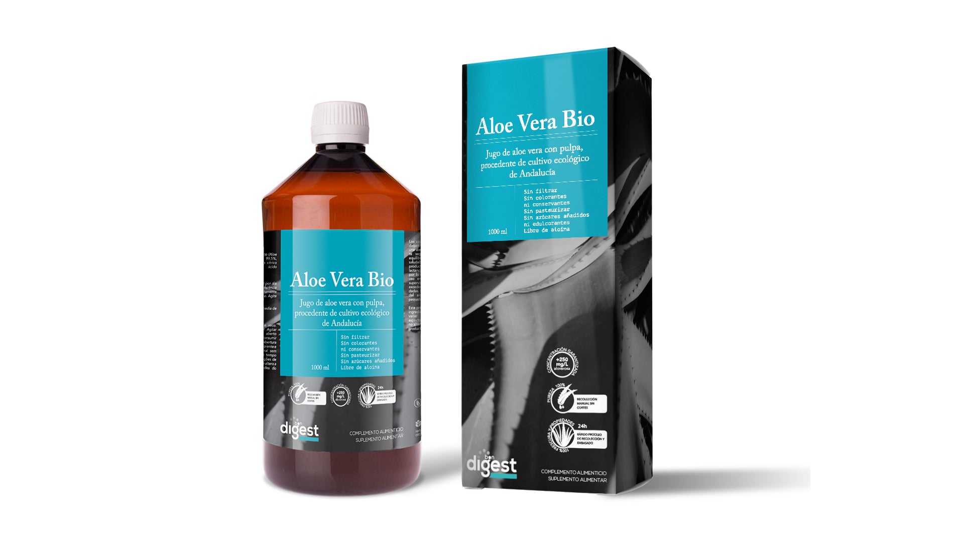 Aloe Vera BIO Botella de 1000 ml