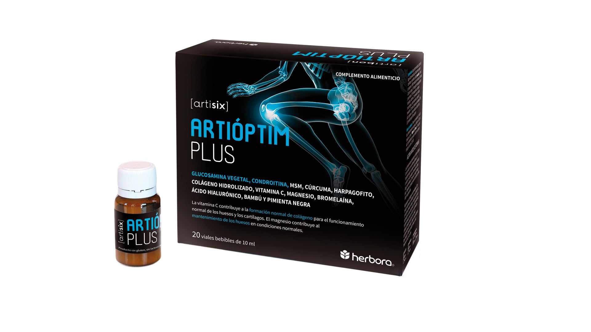 Artióptim Plus 20 viales bebibles de 10 ml